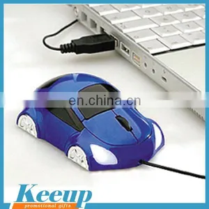 Logo Branded Beautiful Unique Car Shape Wired Mouse for Promotion Gifts thumbnail-1