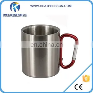 Carabiner Handle Stainless Steel Mug For Sublimation thumbnail-5