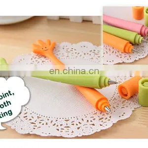 Silicone PP Creative Stationery Ballpoint Pen/colorful Gestures for Children Study thumbnail-4