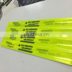 CE Printed Reflex Slap Bracelet/Reflective Slap Band thumbnail-2