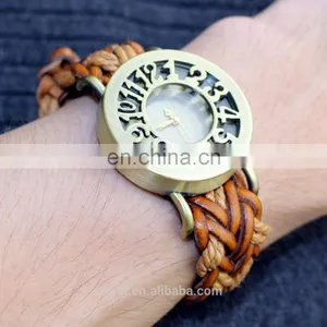 New Weave Leather Wrist Watch,men Wrist Watch,women Wrist Watch thumbnail-5