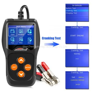 KW600 Auto Battery Tester Analyzer 100 to 2000CCA Car Tester 12V Digital Color Screen thumbnail-5