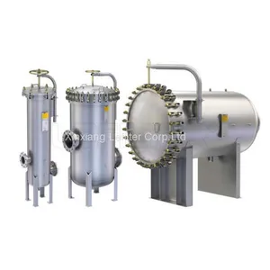 10-30t/h Stainless Steel 304/316l Single Bag Filter Chemical Liquid Filter Vessel for Water Filtration thumbnail-1