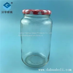Wholesale 550ml Can Glass Bottle Manufacturer, Glass Pickle Bottle thumbnail-5