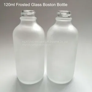 15ml 30ml 60ml 120ml Boston Round Boston Clear&Frosted Glass Bottle thumbnail-4