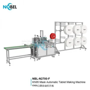 NBL-N2700 Semi Automatic Mask Production Line Nobel Face Mask Machine Line Mask Making Machine Manufacturer thumbnail-1