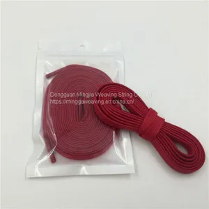 Hot Flat Waxed Shoelaces Wide Colorful Shoe Laces Waterproof Leather Shoes For Unisex Strings Cord Boots thumbnail-3