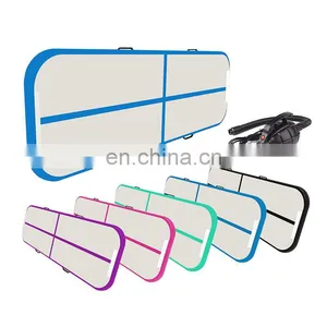 Cheap Inflatable Gymnastics Tumbling Air Track 300x100x10 With Air Pump thumbnail-2
