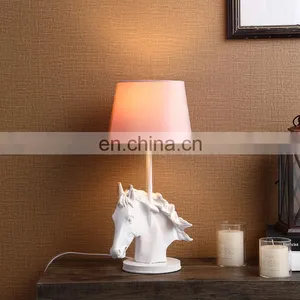 Unique Horse Statue Resin Animal Shape Custom Home Decor Table Lamps for Hotel Home thumbnail-3