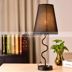 Modern Minimalist Bedside Lamp Bedroom Warm Decorative Table Lamp Wedding Creative Eye Protection Table Lamp thumbnail-2