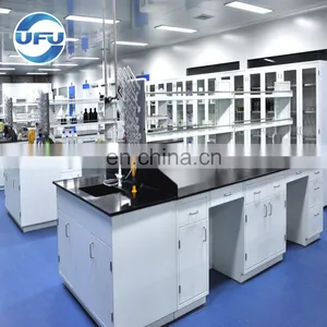 Chemical Lab Furniture Full Steel Structure Central Workbench thumbnail-2
