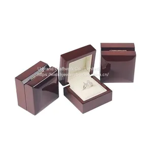 Luxulry Wooden Glossy Finish High Quality Jewelry Packaging Box/Watch Box With Logo thumbnail-1