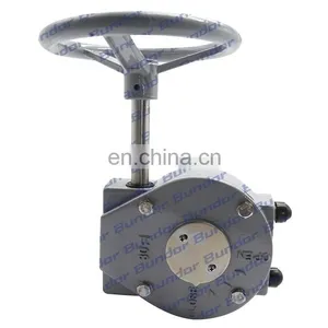 Bundor CE EAC ISO TS Approved Ductile Iron Waterproof Handwheel Transmission Ratio 30:1 Worm Gearbox thumbnail-1