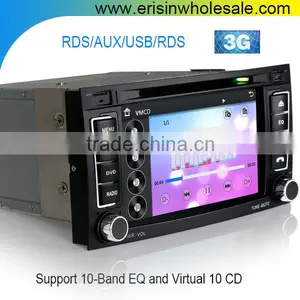 Erisin ES7402M 2 Din 7 Inch Touch Screen Car DVD With GPS 3G thumbnail-1