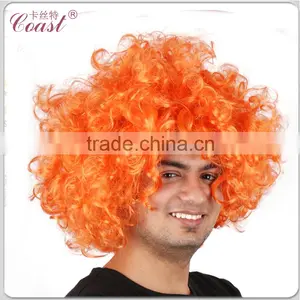 Short Curly Afro Wigs Hot Selling Wholesale Fan Wig thumbnail-2