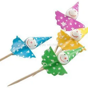 Party Paper Clown Cake Sticks Ice Cream/cupcake/pie Picks Art Toothpicks Toppers Decoration Party Suppliers Fruit Pricks thumbnail-1