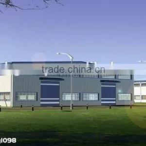 Light Steel Frame Warehouse / Hangar / Shed With PVDF Steel Roof Sheet thumbnail-5