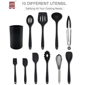 Kitchen Accessories Home and Kitchen Cookware Sets Silicone Kitchen Utensils Set Baking Tools Silicone Kitchen Cooking Utensils Set thumbnail-5