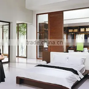 Latest Designs of Wooden Bed Hotel/home Bedroom Furniture Set thumbnail-2