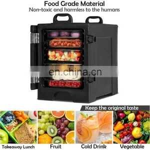 Loading Insulated Food Pan Carrier Full-size Pan Food-grade LL DPE Material Portable Food Warmer With Fastener Polyurethane Foam thumbnail-3