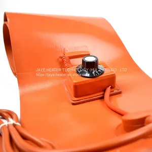 Flexible Custom Silicone Rubber Band Drum Heater /Tank Blanket Heater thumbnail-2