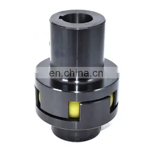 Carbon Steel ML2 Jaw Plum Flower Rubber Shaft Coupling for Machine Tool Drive thumbnail-1