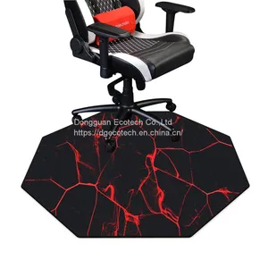 Non Slip Natural Rubber Foam Gaming Floor Protecting Gaming Zone Office Chair Mat Desk Mat Rolling Chaie Floor Pad thumbnail-5