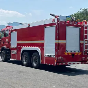 Howo 12-ton Foam Fire Truck, a Professional Choice for Emergency Management Departments and Petrochemical Enterprises thumbnail-5