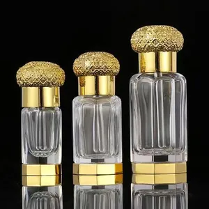 High Quality Golden Slivery Glass Oil Bottle thumbnail-1