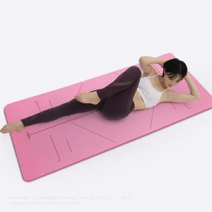 TPE Foam Yoga Matt Travel Fitness Foldable Yoga Mat Factory Manufacturer Price thumbnail-3