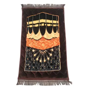 Islamic Prayer Mats Perfect Ramadan Gifts High Quality Quilted Sajadah Muslim Prayer Rug Islam Comfortable Prayer Mat thumbnail-1