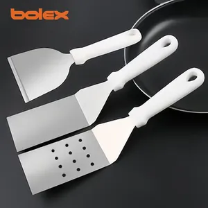 Grill Scraper Blades and Small Slant Edge Grill Scraper, Heavy Duty Casting Aluminum Flat Top Grill Accessories, Commercial Griddle Scraper thumbnail-2