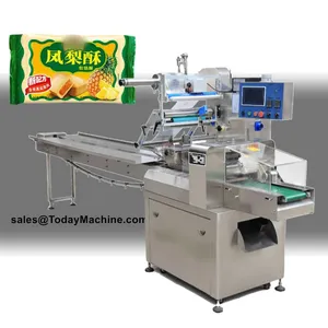 Automatic Flow Horizontal Pillow Mask Toy Book Food Wrapping Packaging Machine thumbnail-1