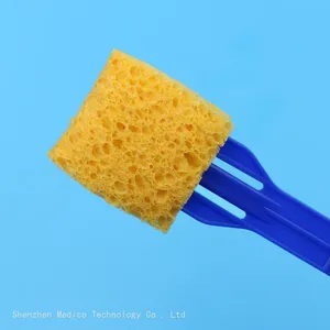 Pre-moistened Neutralizing Buffer Large Square Head Cellulose Sponge Sampler for Environmental Sampling thumbnail-2