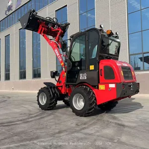 High Performance HZM 810 809 Hot Sale 1000kg Lift Capacity Small Wheel Loader With CE thumbnail-5