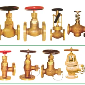JIS High Quality Bronze Globe Valve Angel Globe Valve Flanged End Marine Bronze Globe thumbnail-3
