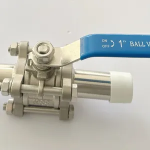 316L Stainless Steel Extended Welding Ball Valve With Fire-Safe Design thumbnail-3