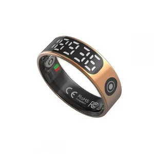 Touch Screen Health Smart Ring NFC Deeply Waterproof Wearable Device Fitness Tracker Smart Ring thumbnail-5
