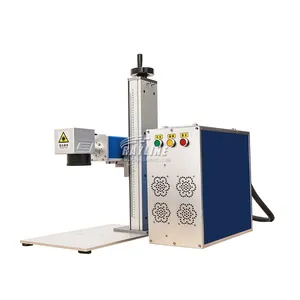 Split Type Fiber Laser Marking Machine Separate Control Unit and Laser Head for Metal Stainless Steel Plastic Coding Equipment Factory Direct thumbnail-2