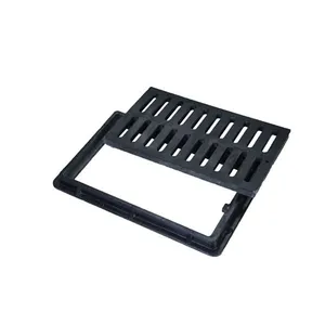 Jingdong EN124 Ductile Iron Manhole Hatch Cover C250 D400 E600 With Frame Heavy Duty Black Road Safety thumbnail-6