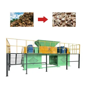 Industrial Paper Wood Chipper Tyre Shredder Machine Plant Baler Machine Production Line EPC thumbnail-1