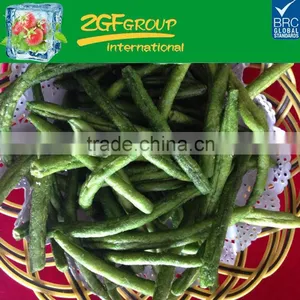 Vacuum Fried(VF) Low Temperature Green Beans Chips Healty Snacks Low Fat thumbnail-1