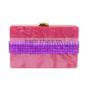 2015 Acrylic Display Box Clutch Frame Lady Evening Bag thumbnail-1