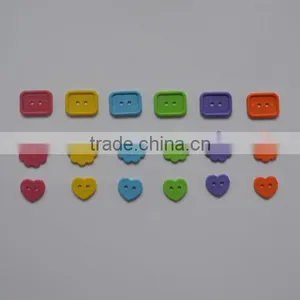 Multiple Color 2-hole Plastic Buttons for Children / Kids Sewing Buttons thumbnail-4