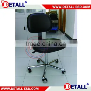 ESD Black Color PU Leather ESD Chair thumbnail-1