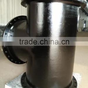 DN400x1400 All Flanged Tee for Ductile Iron Pipe Fitting thumbnail-1