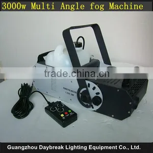 3000w Multi Angle Fog Smoking Machine Dmx512 / Remote / Wire Control to Select , The Horizontal and Vertical Adjust Stage Smoke thumbnail-1