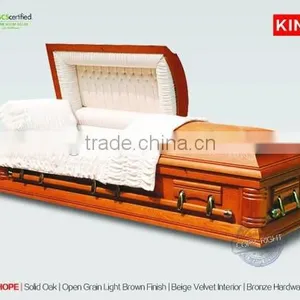Flowers Casket HOPE Wood Casket thumbnail-1