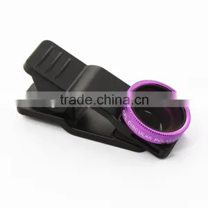 Lens Kit CPL 15x Macro 0.65x Wide Angle Universal Clip 3 in 1 Lens for Mobile Phone thumbnail-4
