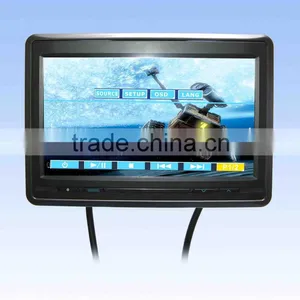PLD-2781 7" on Dash Headrest LCD TFT Monitor With Touch Screen Optional thumbnail-1